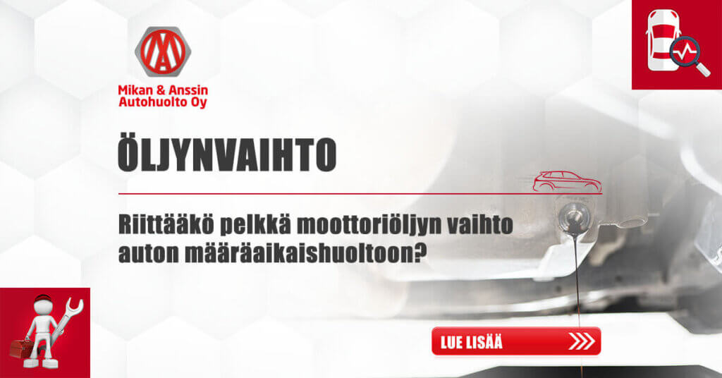 öljynvaihto artikkeli