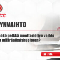 öljynvaihto artikkeli